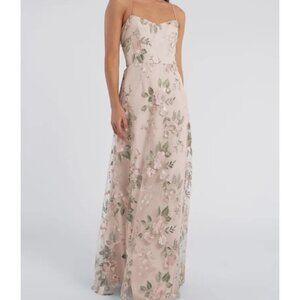 Jenny Yoo Drew Print Enchanted Floral Blush size 8
